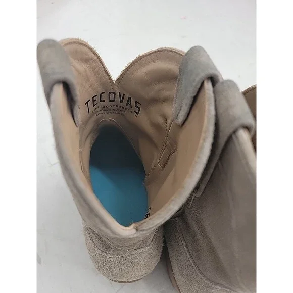 Tecovas The Lucy Women's Western Boots Size 8B Gray Suede - Picture 4 of 7